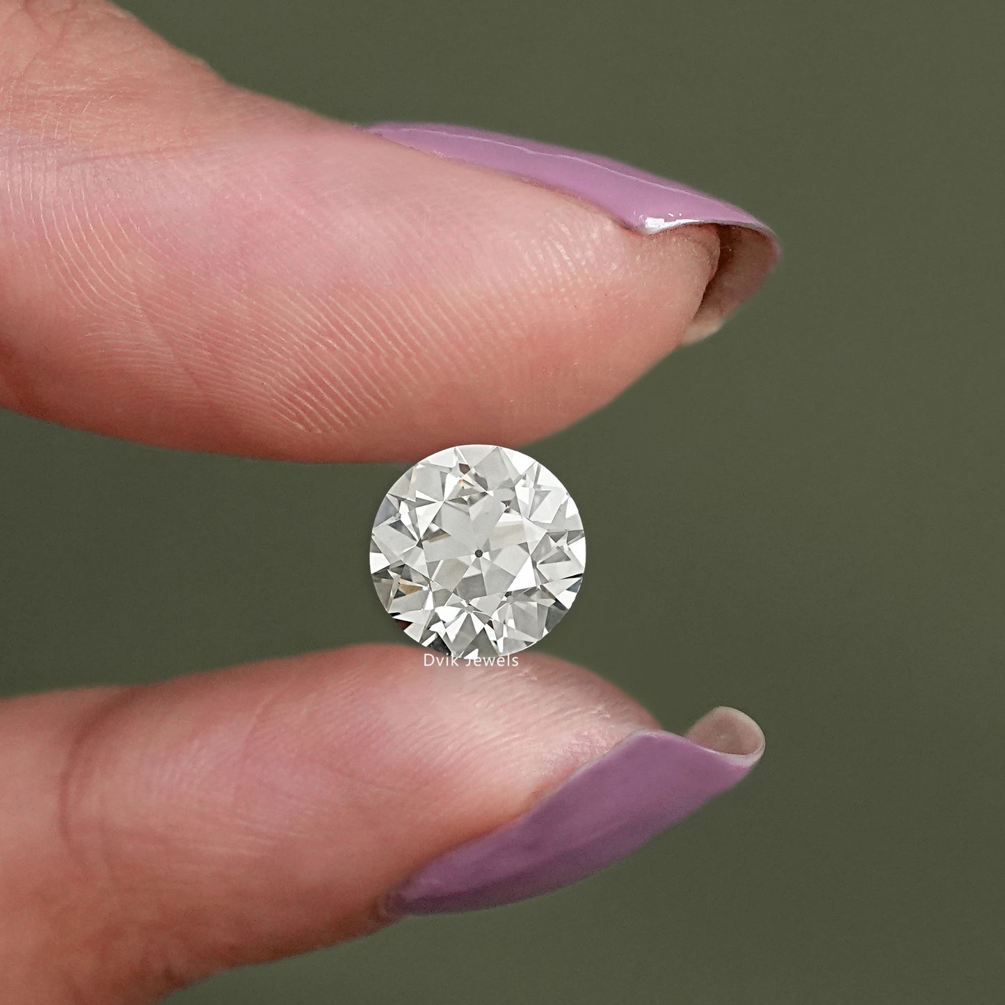 Traditional Old European Cut Round Lab Diamond