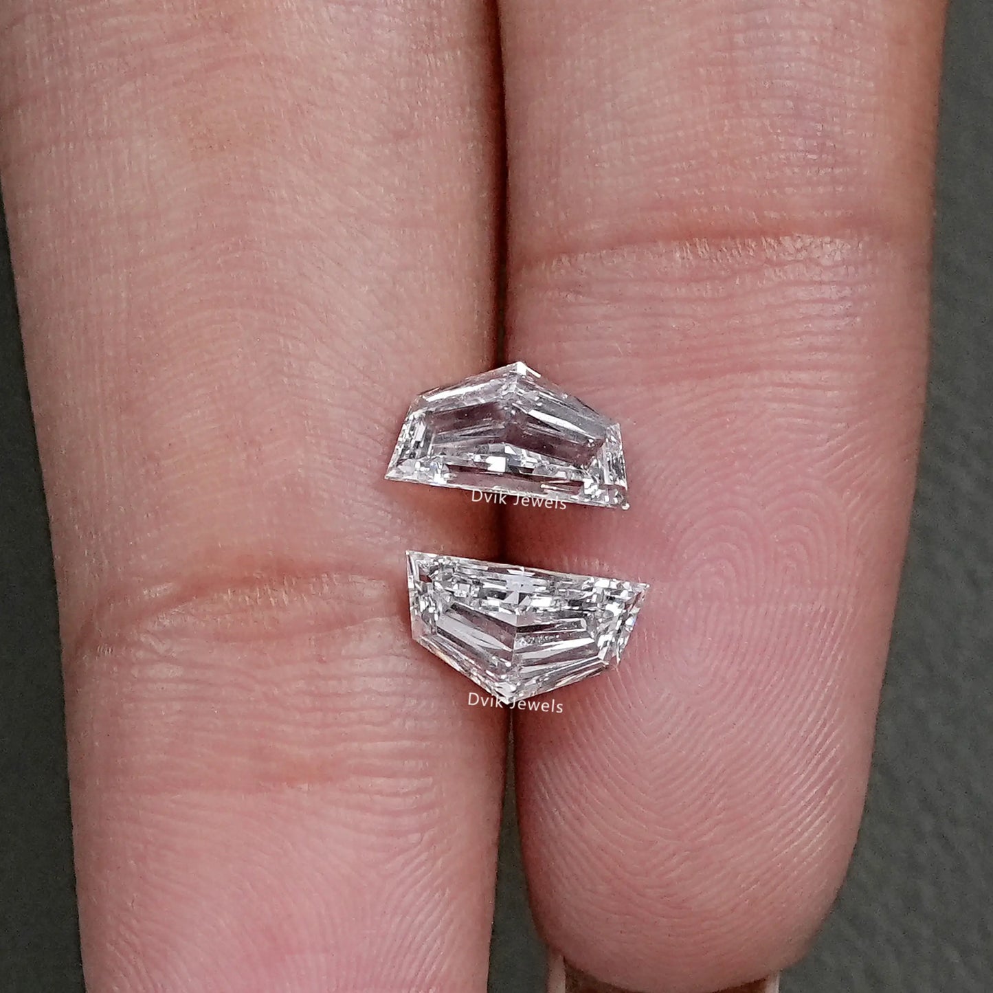 Cadillac Cut Lab Diamond Matching Pair