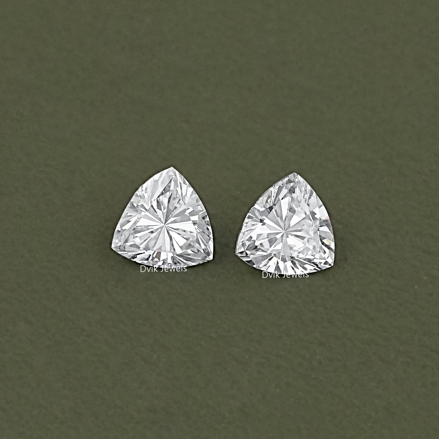 Trillion Shape Lab Diamond Matching Pair