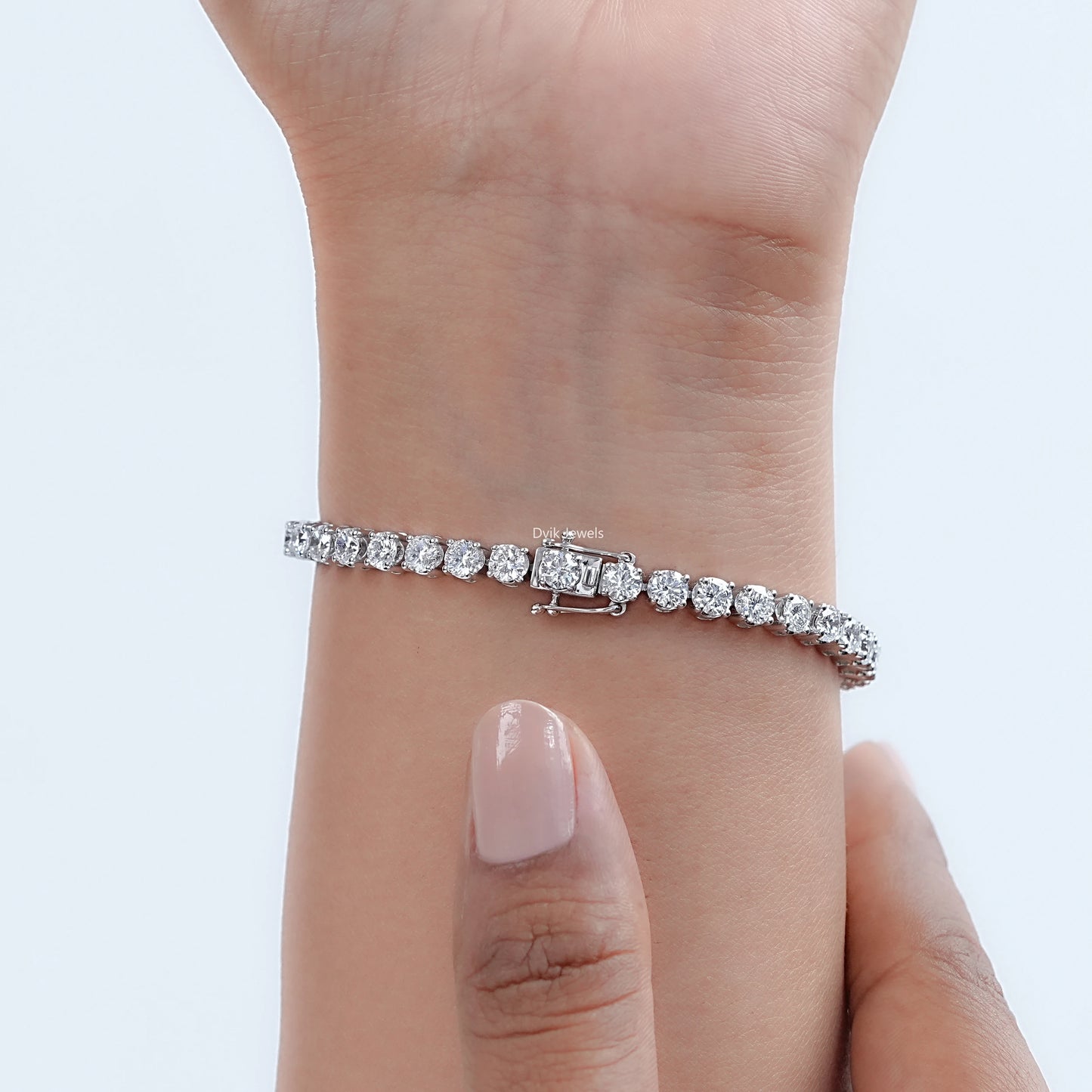 Round Diamond Tennis Bracelet