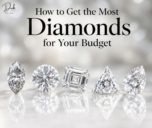 Find Diamond shapes are displayed for budget-friendly shopping by Dvik Jewels with center and options for every budget.