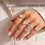 13 Best 1 Carat Diamond Ring Designs: Shapes & Settings Compared