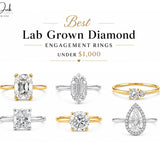 Best Lab Grown Diamond Engagement Rings Under $1,000: Dvik Jewels Top Picks
