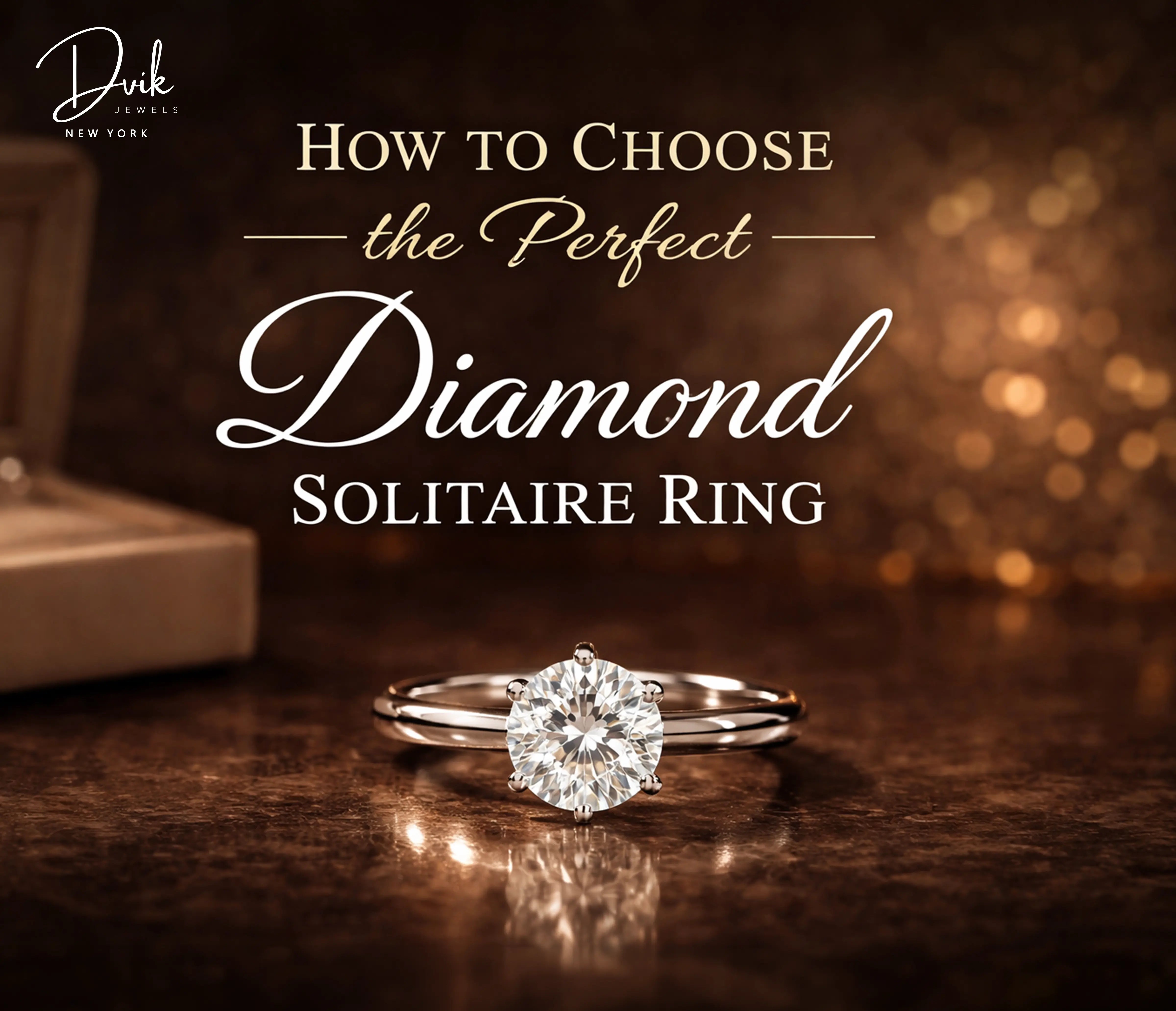 How to Choose the Perfect Diamond Solitaire Ring – Dvik Jewels