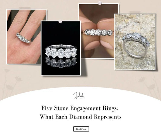 Five Stone Engagement Rings What Each Diamond Represents