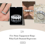 Five Stone Engagement Rings: What Each Diamond Represents