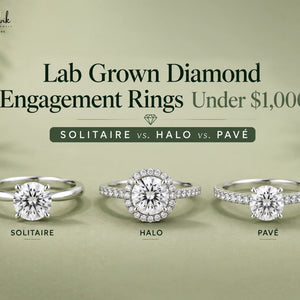 Lab Grown Diamond Engagement Rings Under $1,000: Solitaire vs. Halo vs. Pavé