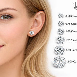 How to Choose the Right Carat Weight for Lab Grown Diamond Studs