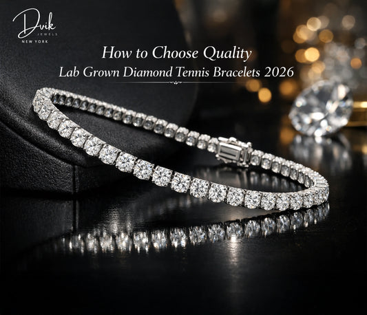 Dvik Jewels Lab Grown Diamond Tennis Bracelet for Women 2026 Collection