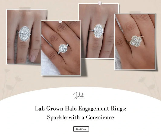 Lab Grown Halo Engagement Rings Sparkle with a Conscience