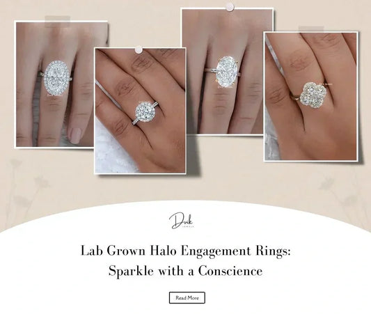 Lab Grown Halo Engagement Rings Sparkle with a Conscience