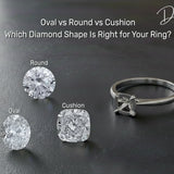 Oval vs Round vs Cushion: Which Diamond Shape Is Right for Your Ring?