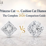 Princess Cut vs Cushion Cut Diamond: The Complete 2026 Comparison Guide