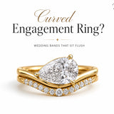 Curved Engagement Ring? 7 Wedding Bands That Sit Flush