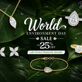 World Environment Day 2026: Save 25% Off Lab Diamond Jewelry
