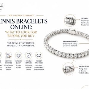 Lab Grown Diamond Tennis Bracelets Online: What to Look for Before You Buy