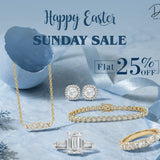 Easter Sunday Sale 2026: Flat 25% OFF Lab Grown Diamond Jewelry