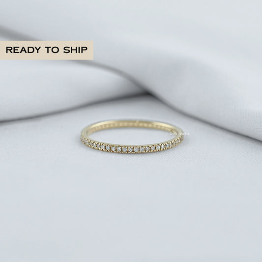 0.90 MM Round Lab Diamond Eternity Band