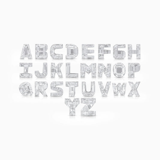 Alphabet-Shaped Lab Grown Loose Diamonds - A to Z Cut Loose Diamond