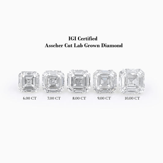 Asscher Cut Lab Grown Diamond