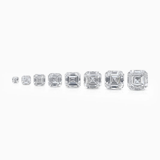 Asscher Cut Lab Grown Loose Diamond Loose Diamond