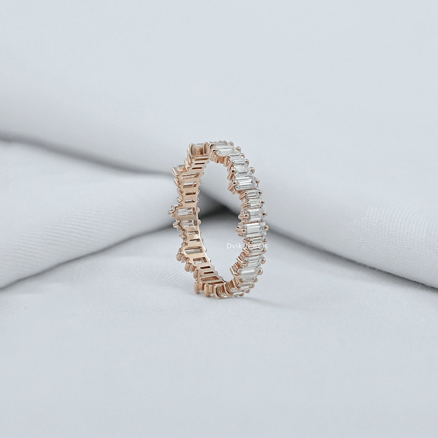 Baguette Diamond Eternity Wedding Band