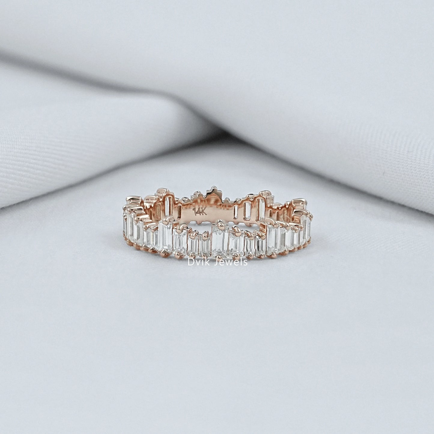 Baguette Diamond Eternity Wedding Band