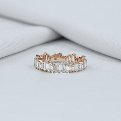 Baguette Diamond Eternity Wedding Band