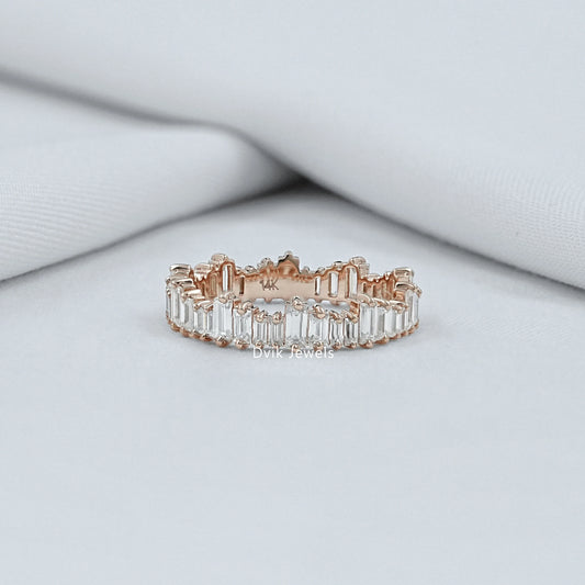 Baguette Diamond Eternity Wedding Band
