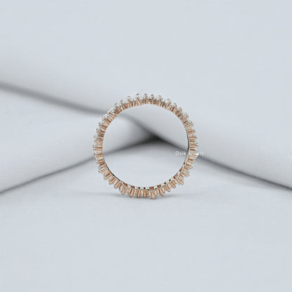 Baguette Diamond Eternity Wedding Band