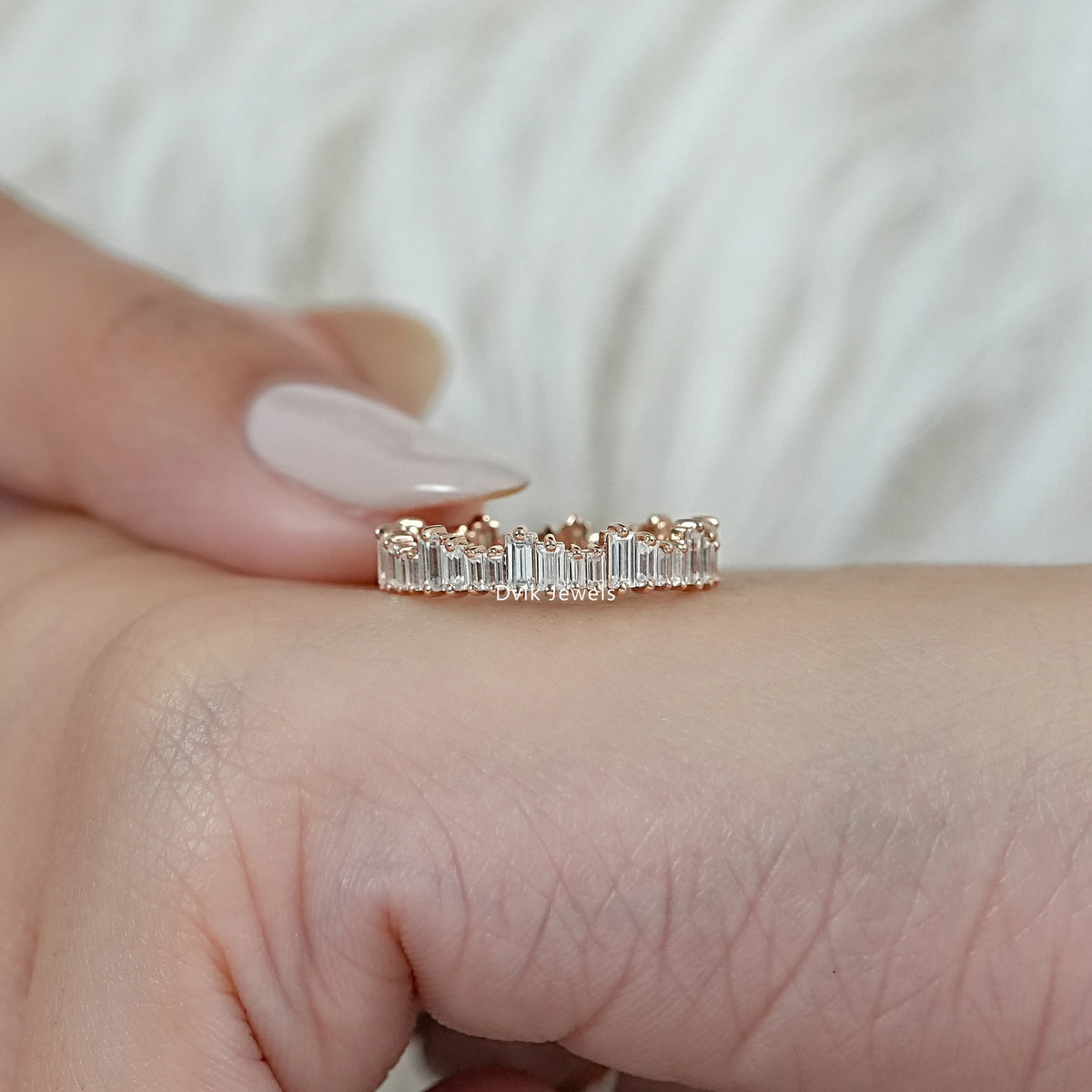 Baguette Diamond Eternity Wedding Band