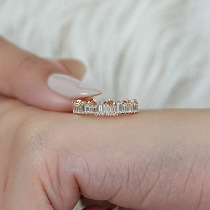 Baguette Diamond Eternity Wedding Band