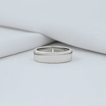 Baguette Cut Lab Diamond Men's Band