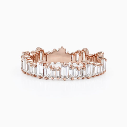 Baguette Diamond Eternity Wedding Band