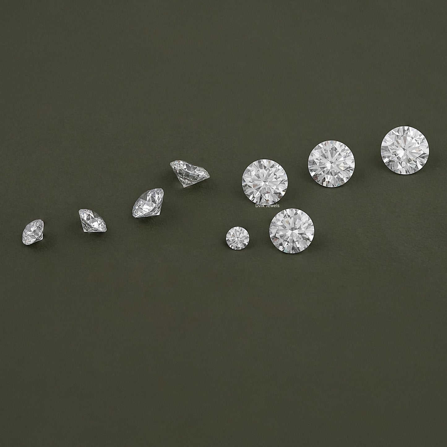 Brilliant Round Cut Lab Grown Diamond