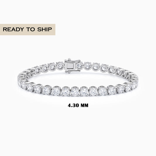 Brilliant Cut Round Diamond Tennis Bracelet