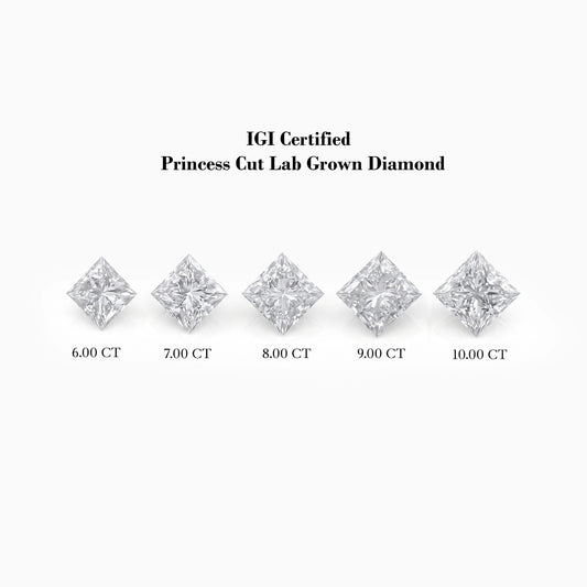 Brilliant Princess Cut Loose Diamond Loose Diamond