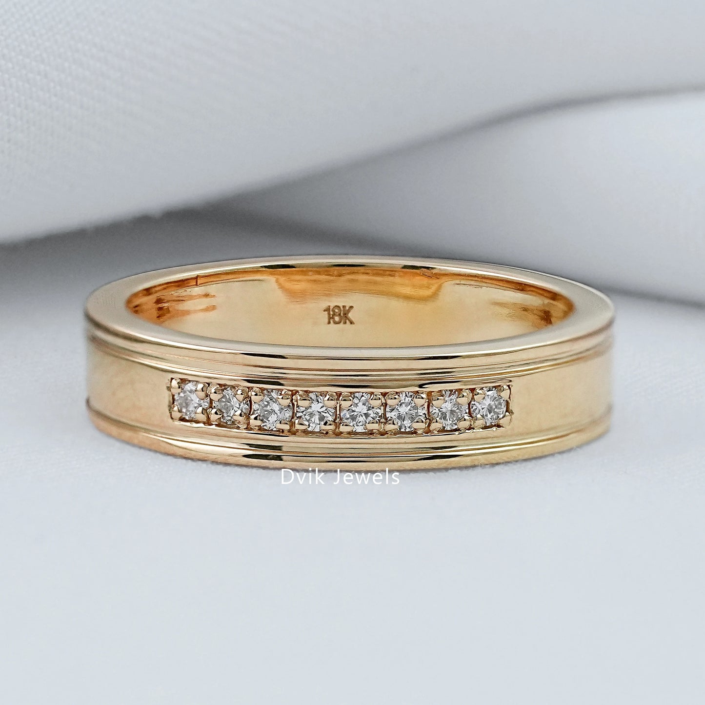Channel Set Men's Diamond Ring