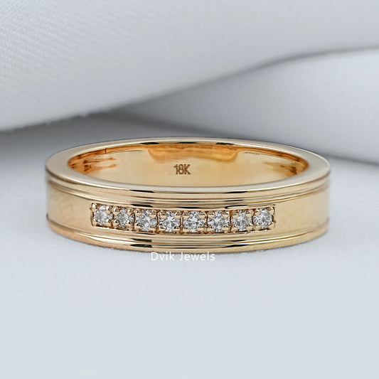 Channel Set Men's Diamond Ring