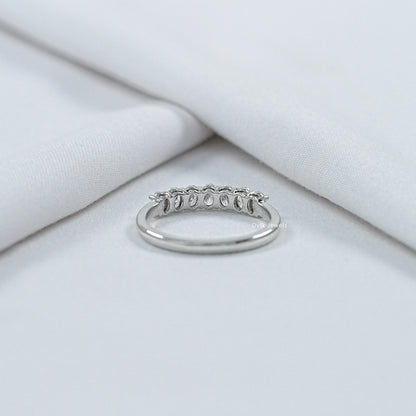 Lab Grown Diamond Half Eternity Wedding Band