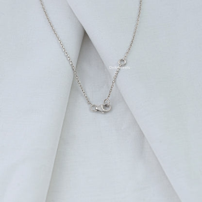 Round Diamond Cluster Halo Pendant Pendant