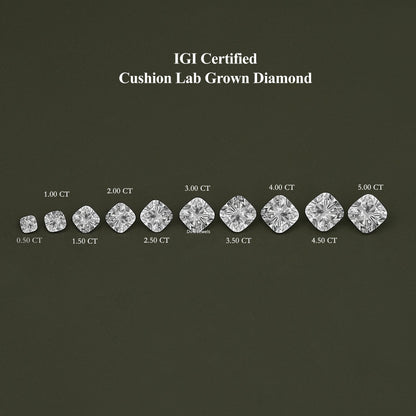 Lab Grown Loose Cushion Cut Diamond