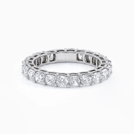Cushion Cut Lab Diamond Full Eternity Band Band