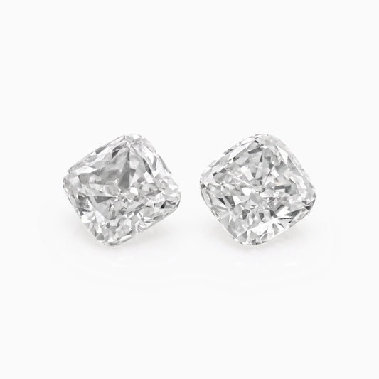 Cushion Cut Lab Grown Diamond Pair Matching Pair