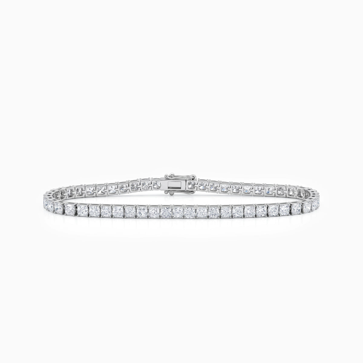 Cushion Lab Grown Diamond Tennis Bracelet Bracelet