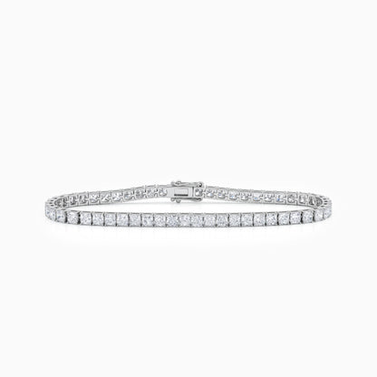 Cushion Lab Grown Diamond Tennis Bracelet Bracelet