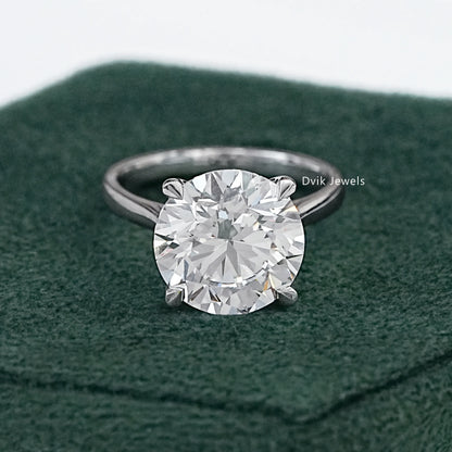 7 CT Round Cut Lab Diamond Solitaire Ring