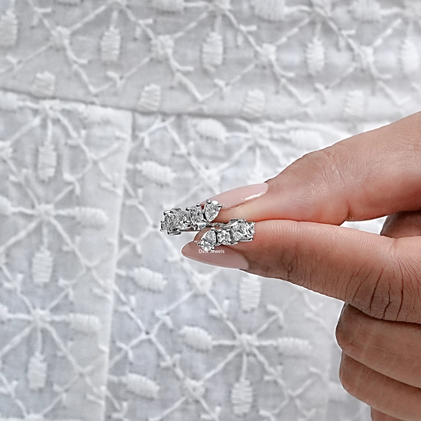 Multi Shape Lab Grown Diamond Bypass Ring