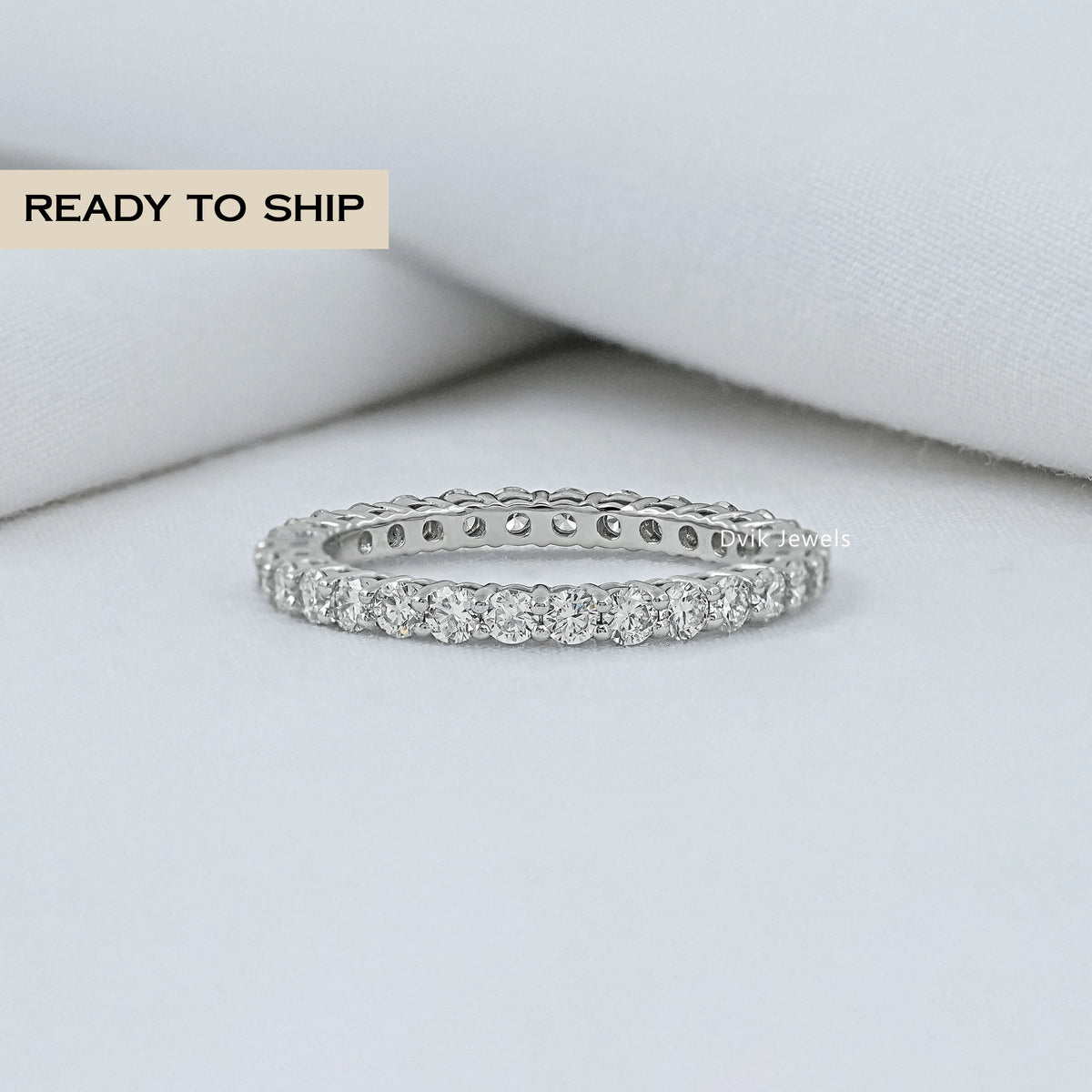Lab Grown Round Diamond Eternity Band