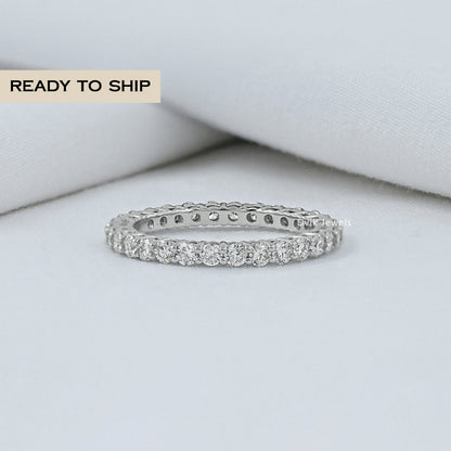 Lab Grown Round Diamond Eternity Band